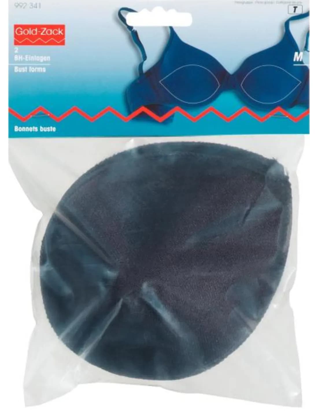 Prym BH-inlegcups zwart maat M
