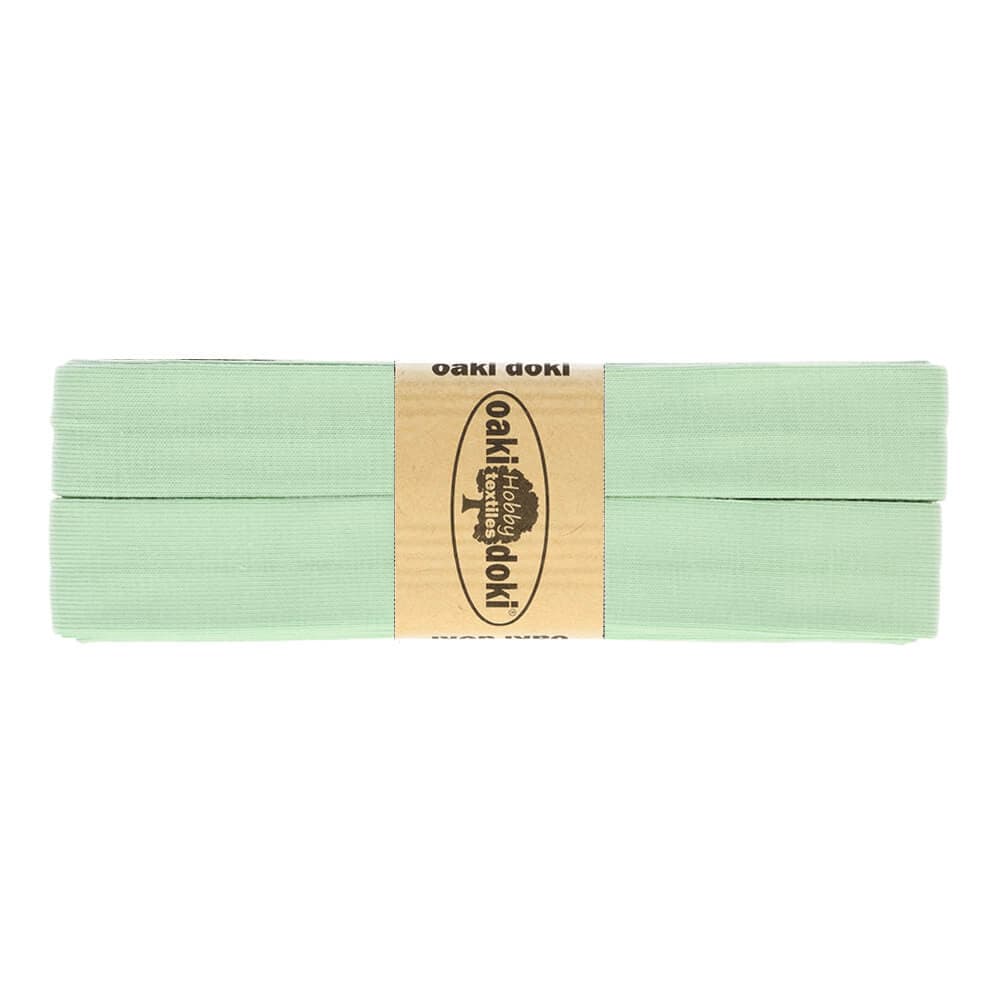 Oaki Doki tricot biaisband mintgroen 025 – 20 mm, 3 m