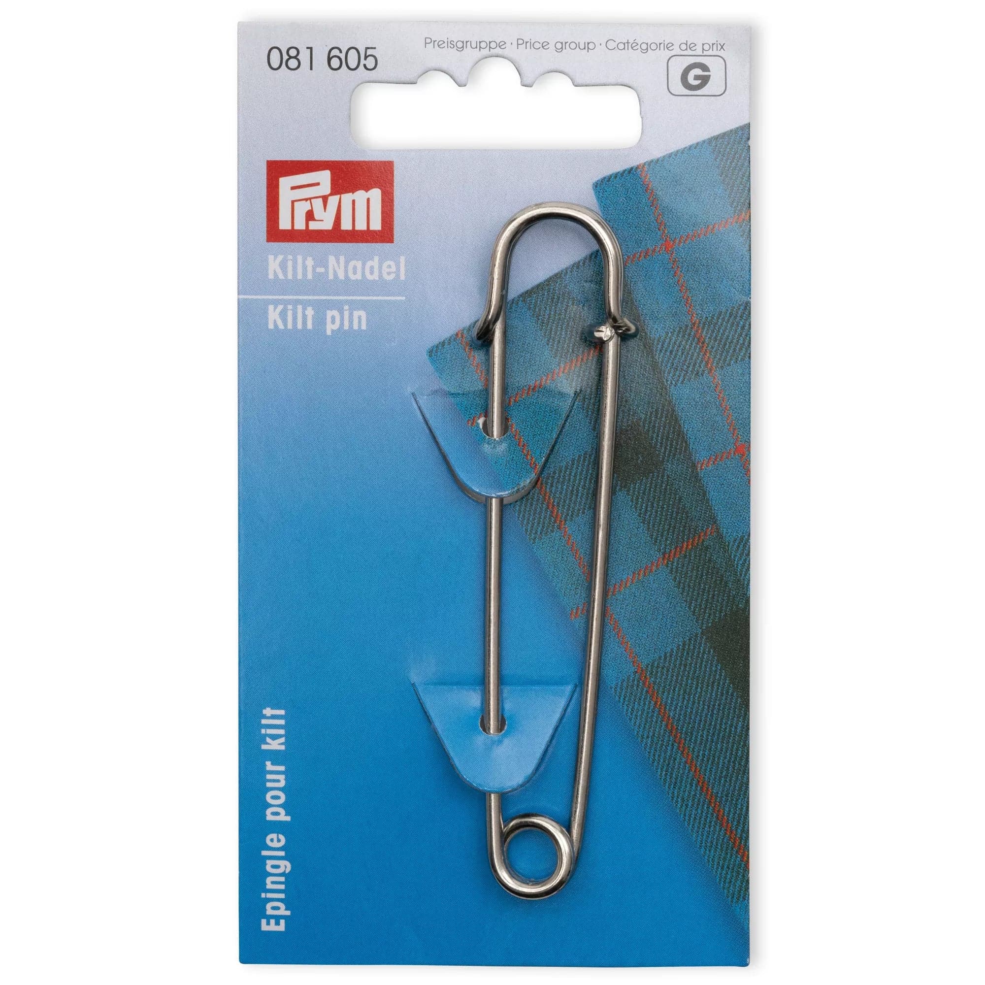 Prym kiltspeld zilverkleurig 76 mm