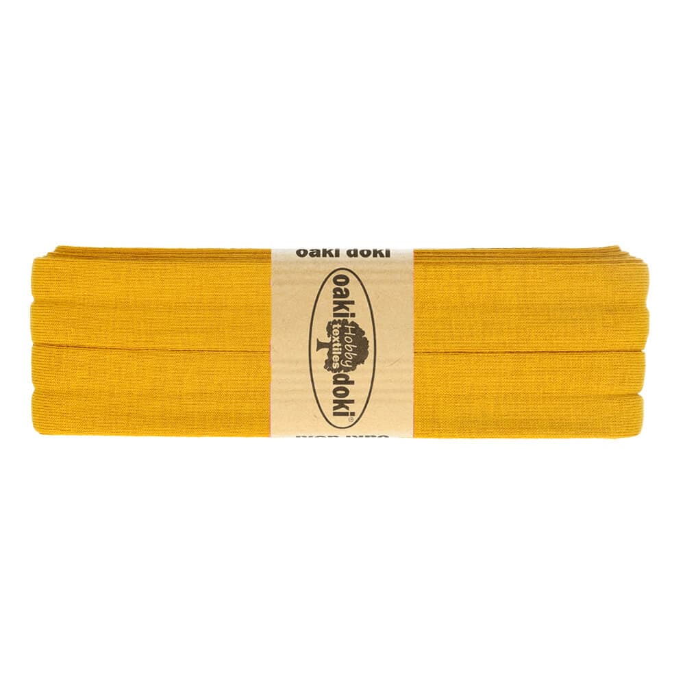 Oaki Doki tricot biaisband okergeel 950 – 20 mm, 3 m
