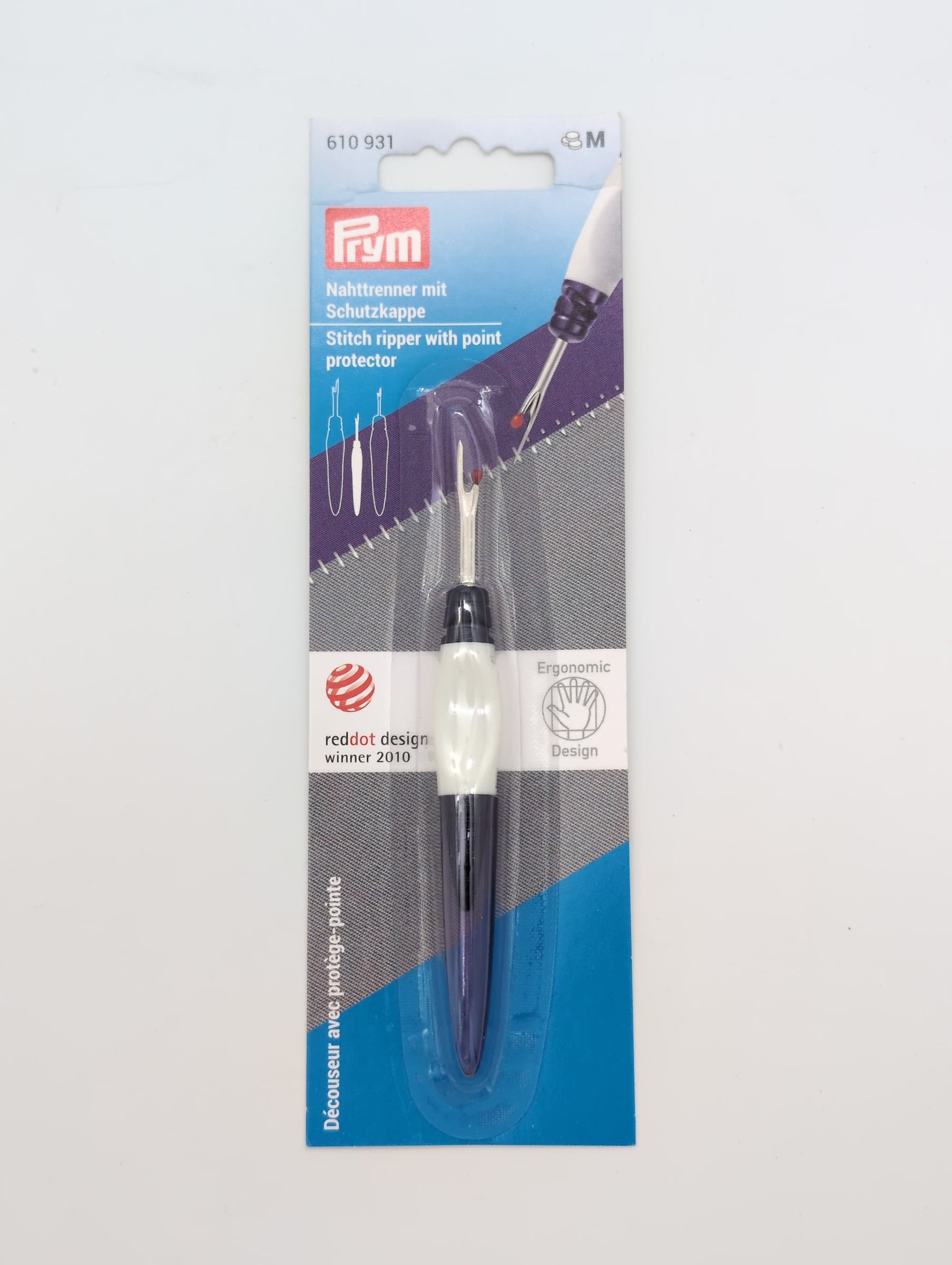 Prym ergonomisch tornmesje met beschermkap, artikelnummer 610931.