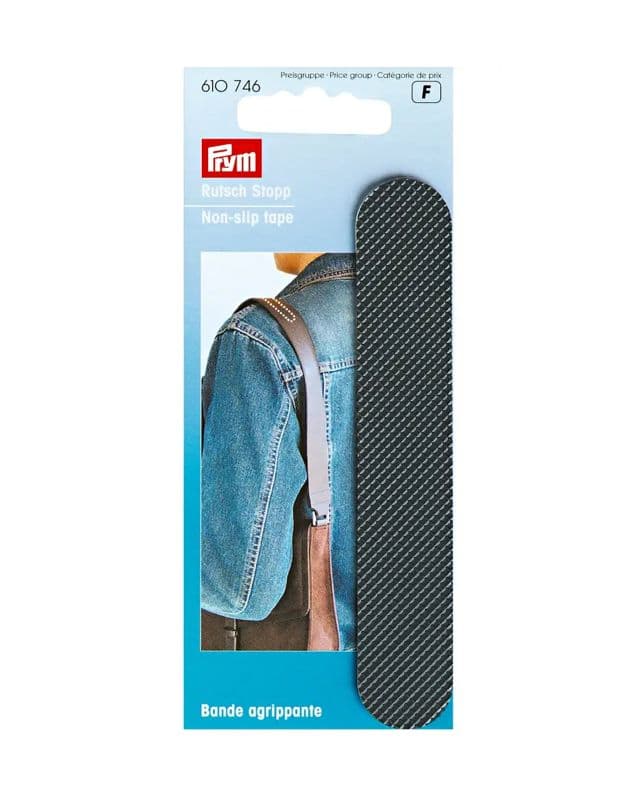 Prym zelfklevende antisliptape voor tashengsels in zwart, artikel 610746