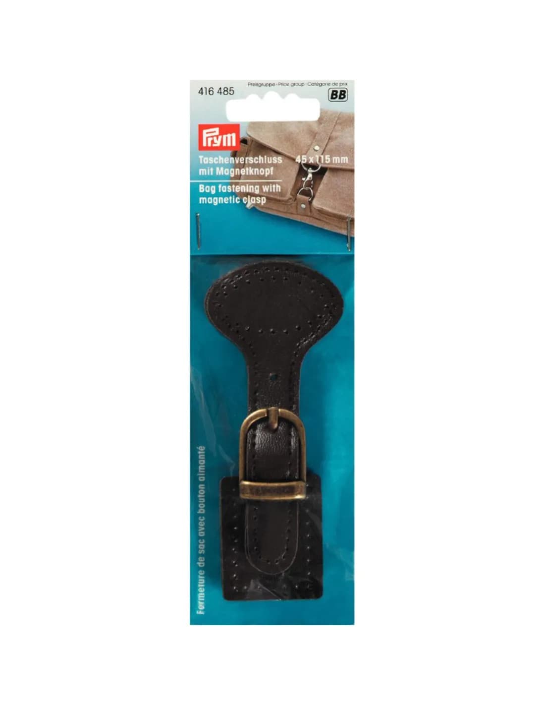 Prym Tassluiting met magneet 45 x 15 mm