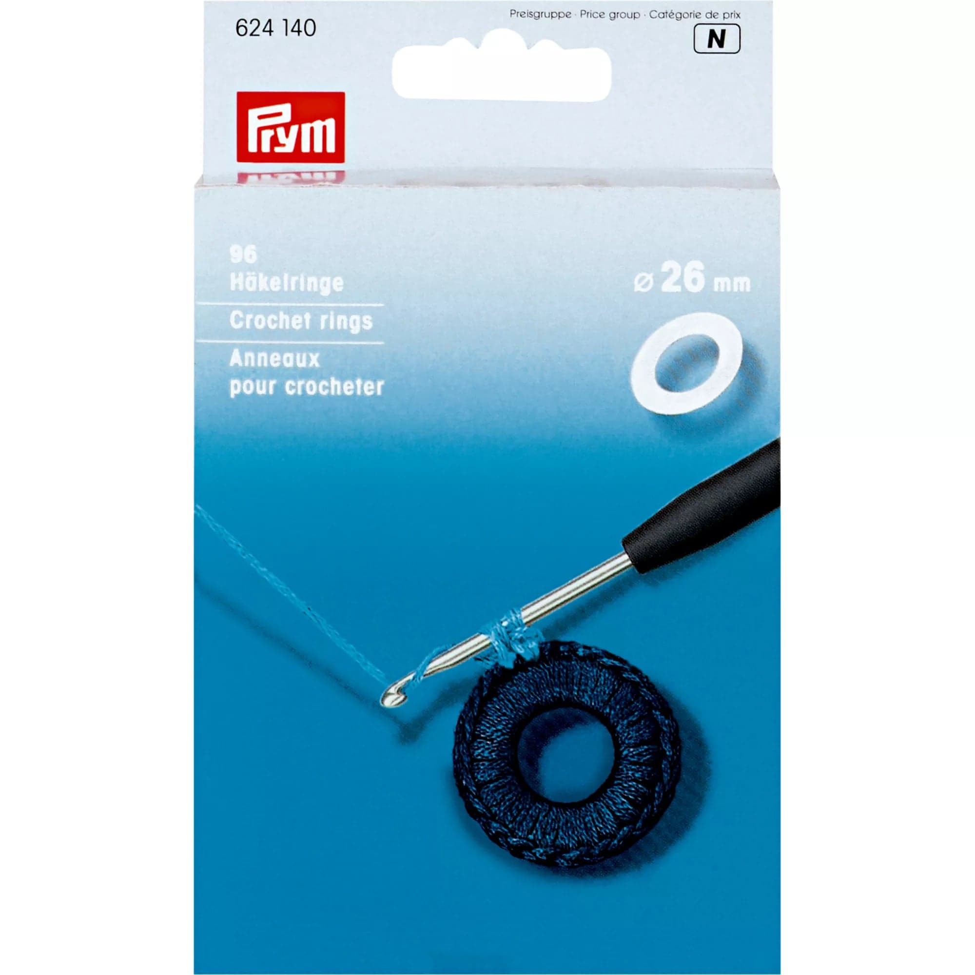 Prym haakringen 26 mm - 96 stuks