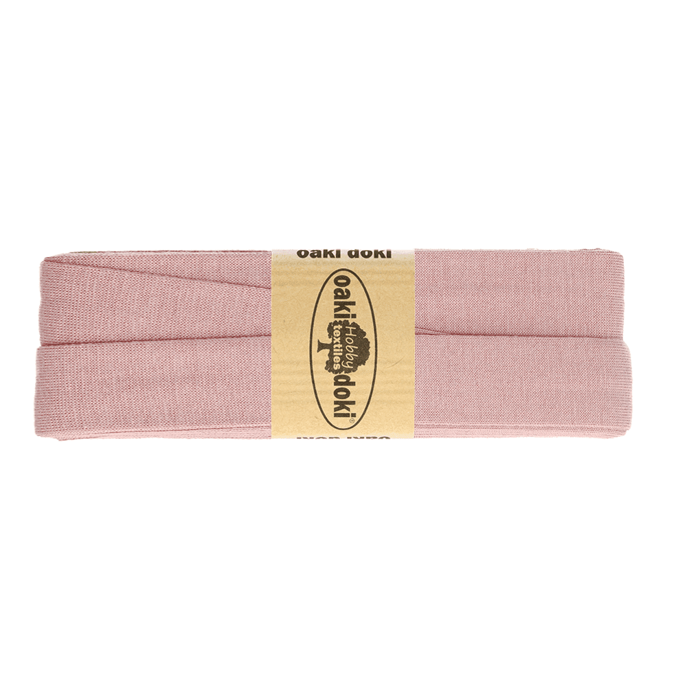 Oaki Doki tricot biaisband oudroze 013 – 20 mm, 3 m