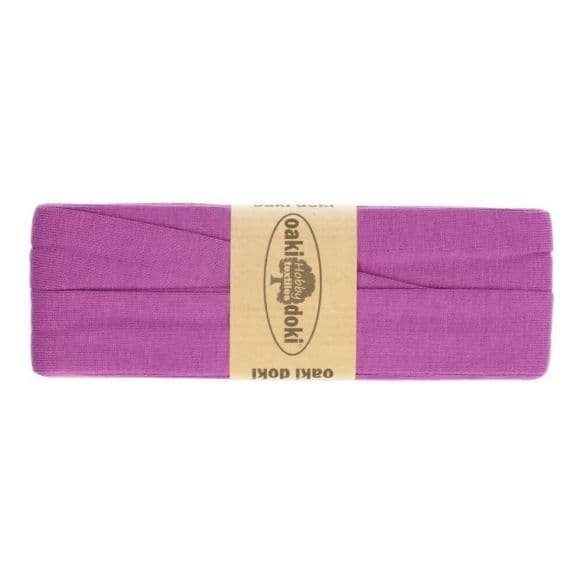 Oaki Doki tricot biaisband lichtpaars 820 – 20 mm, 3 m