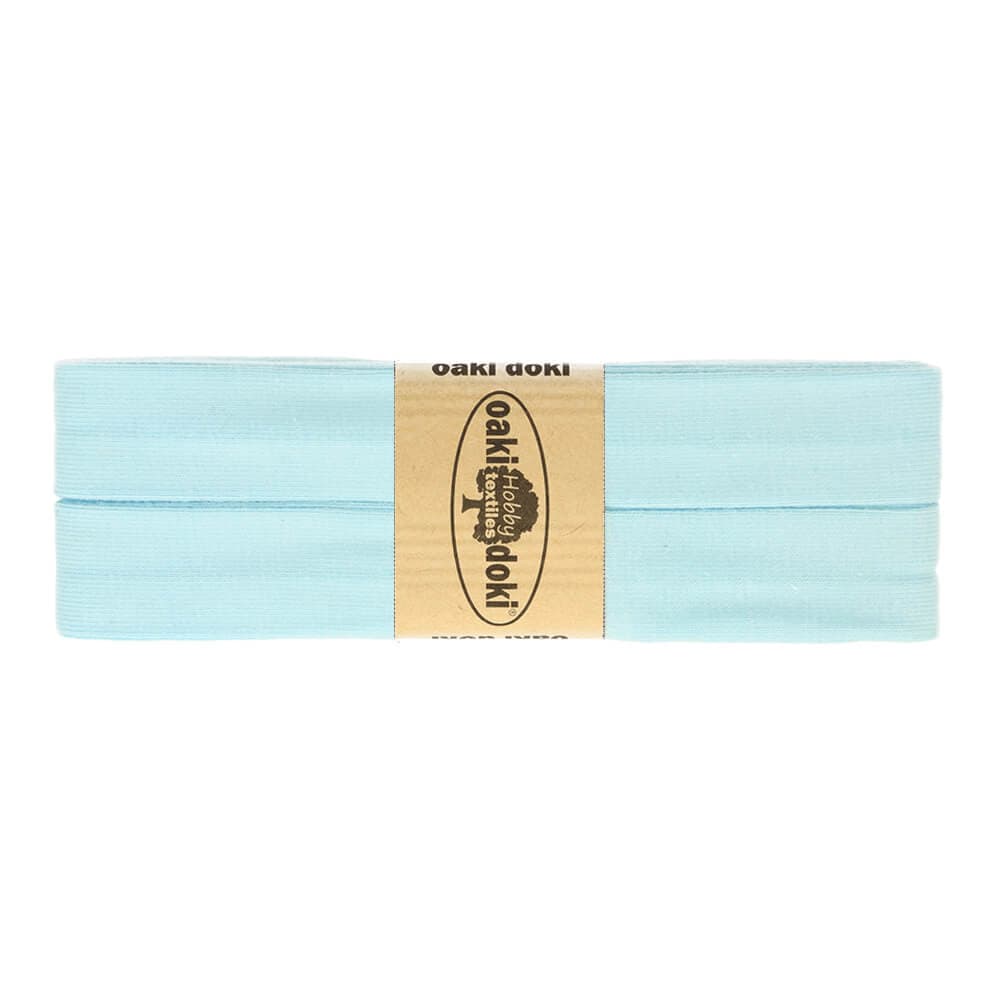 Oaki Doki tricot biaisband babyblauw 102 – 20 mm, 3 m