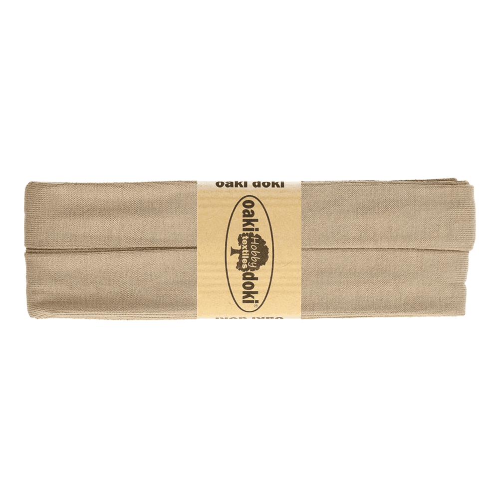 Oaki Doki tricot biaisband beige 548 – 20 mm, 3 m