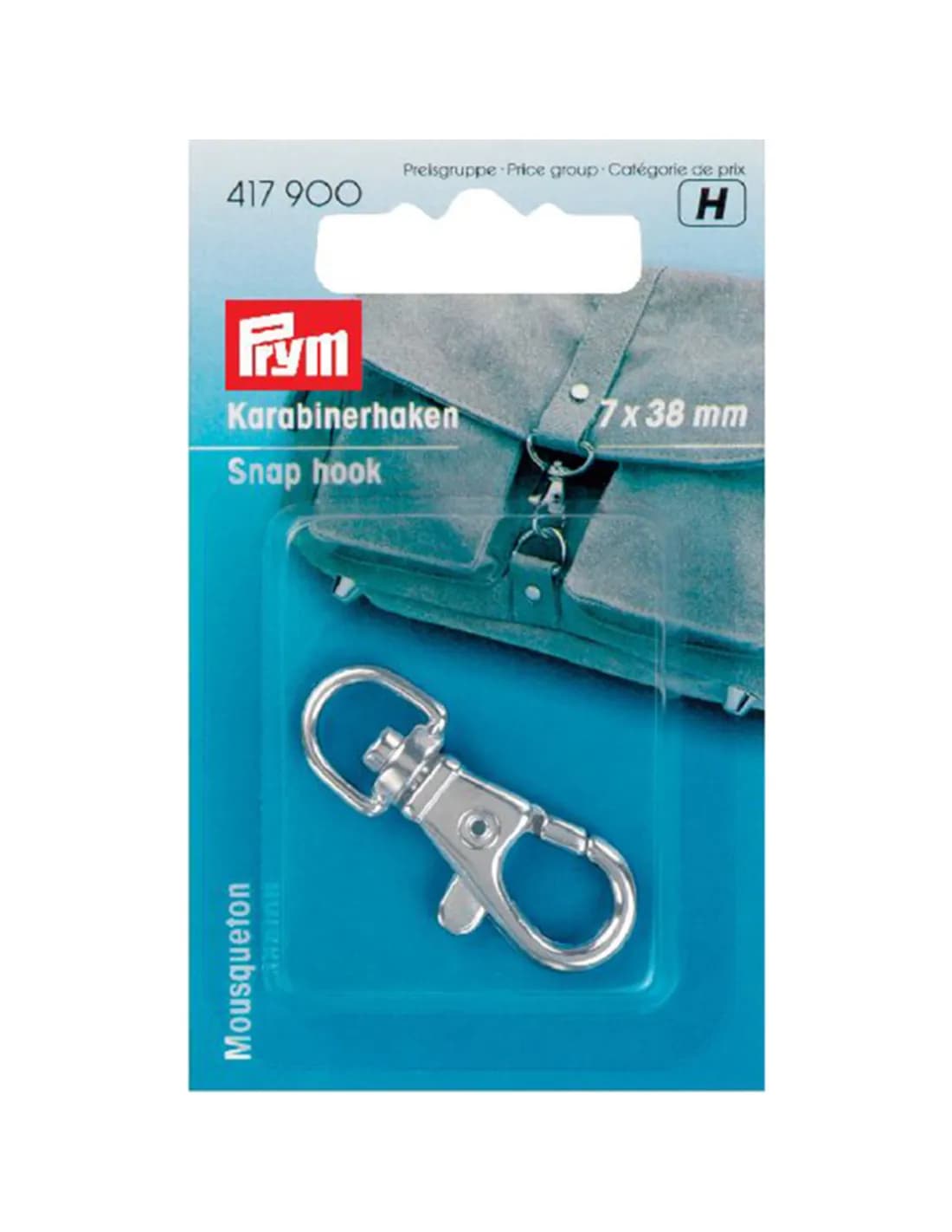 Prym Musketonhaak zilver 7 x 38 mm