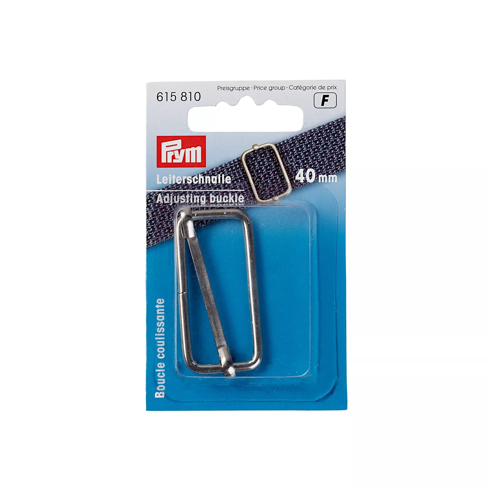 Prym metalen laddergesp zilverkleurig 40 mm