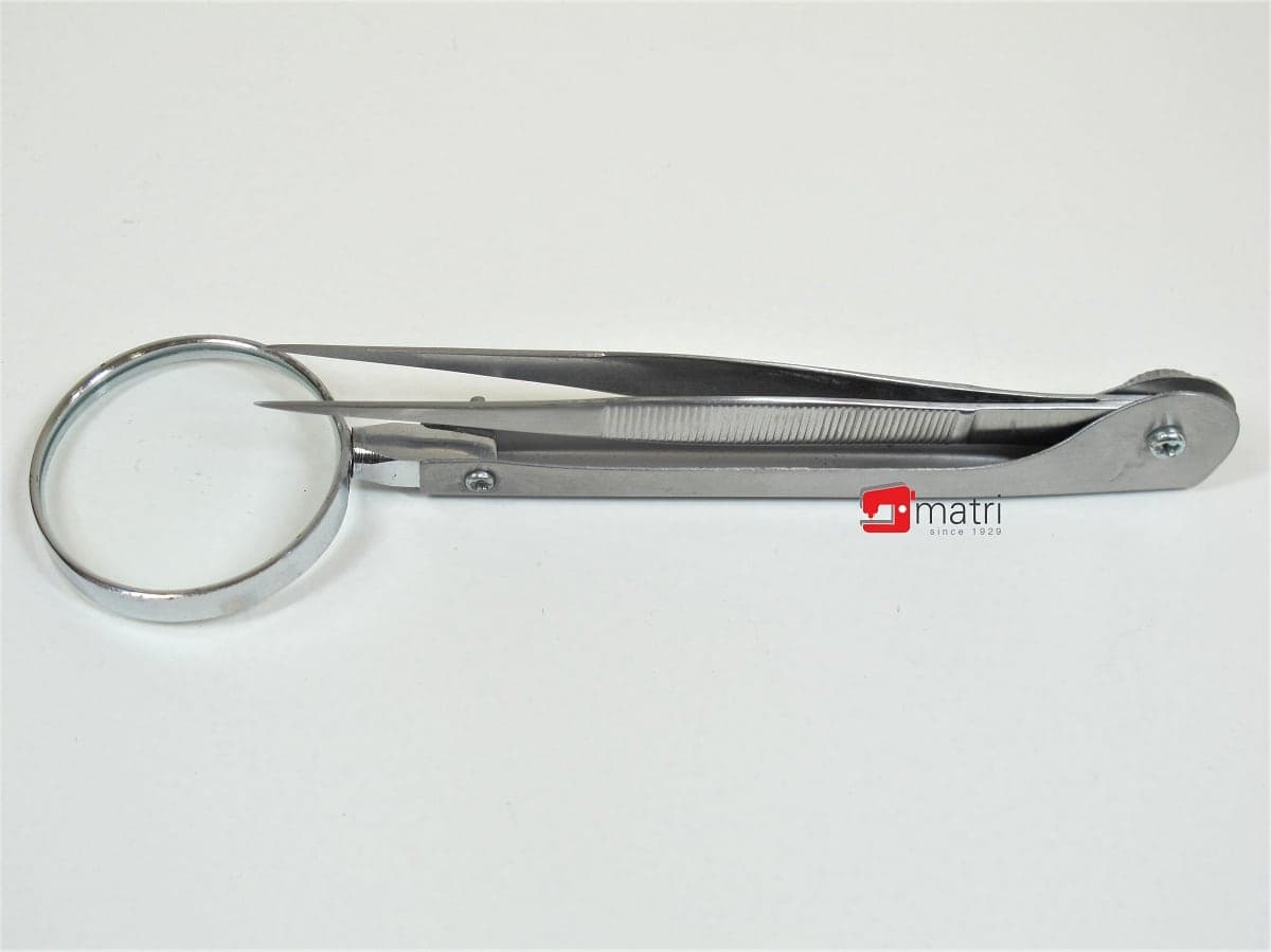 Pincet met loep - productfoto
