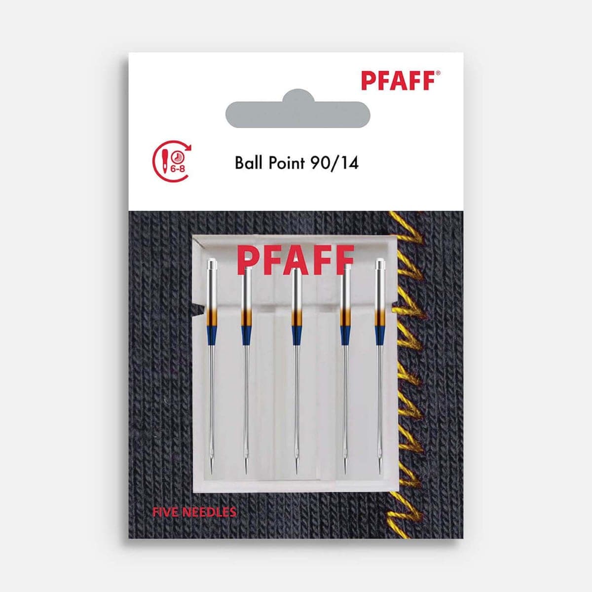 PFAFF ballpoint naalden maat 90/14 5 stuks — productfoto