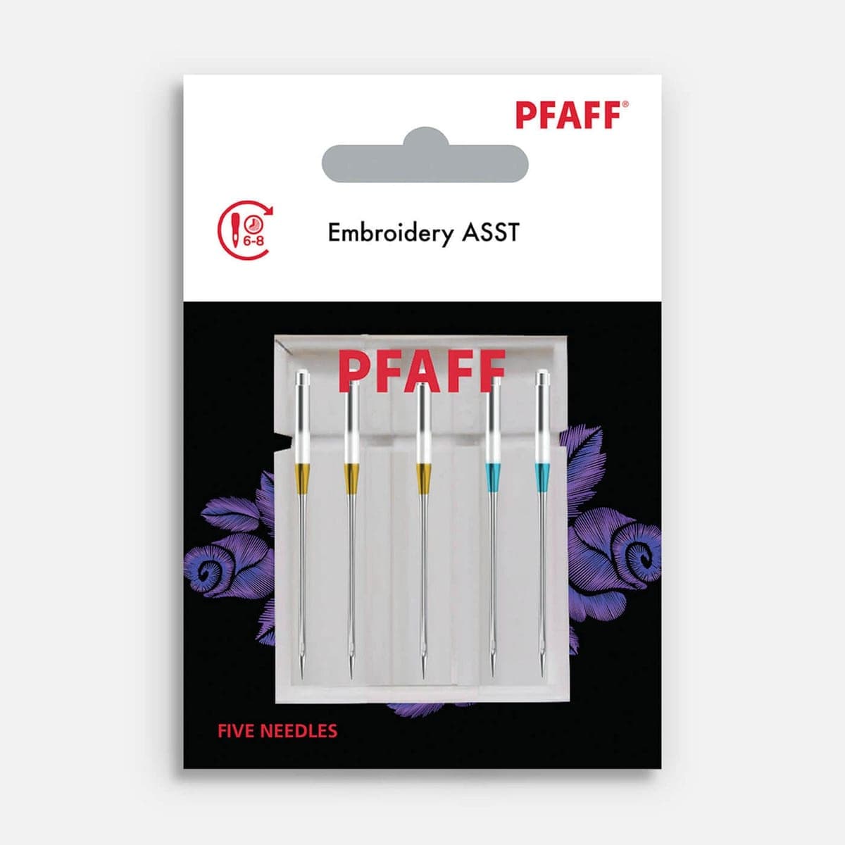 PFAFF borduurnaalden assorti maten 5 stuks — productfoto