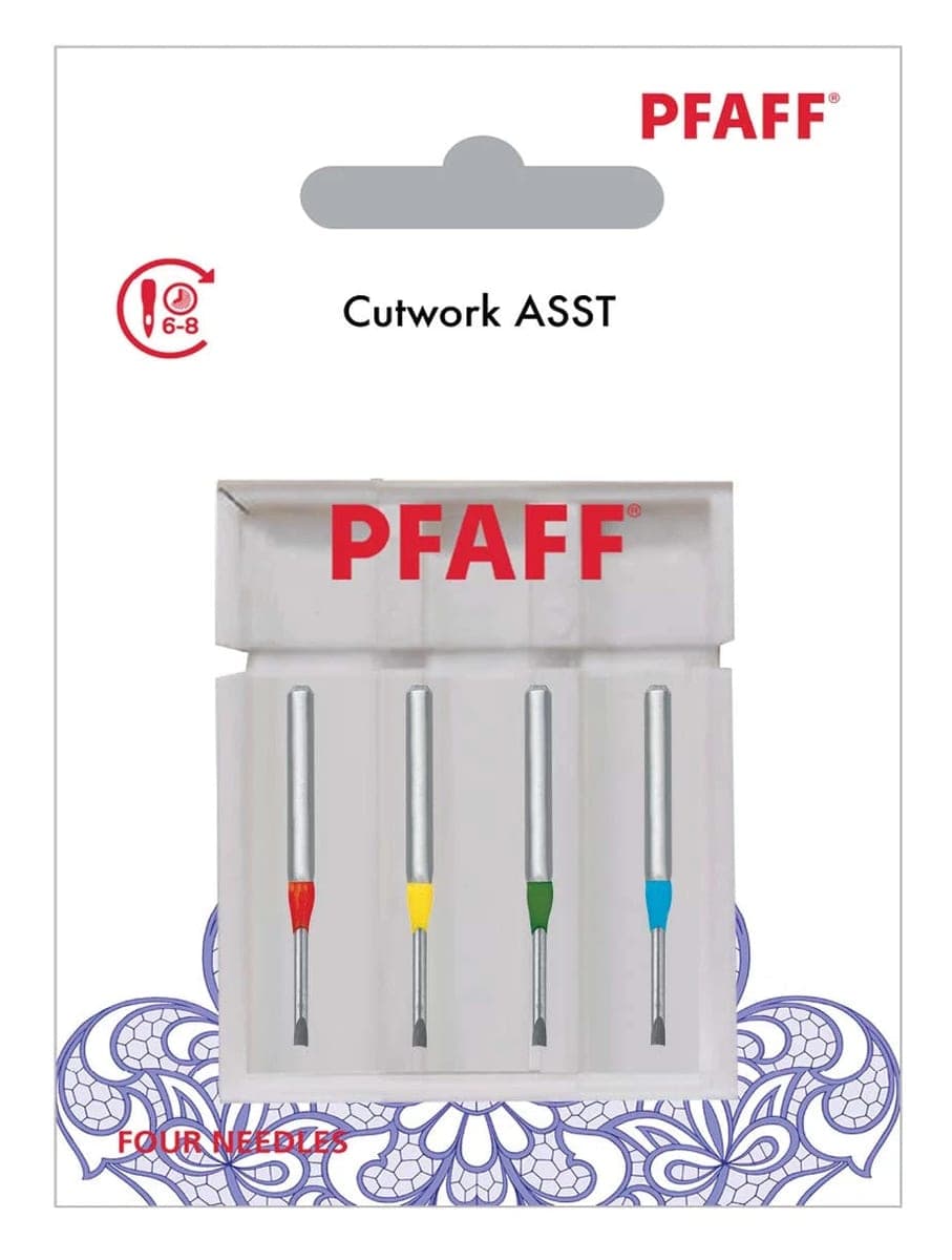 PFAFF cutwork naalden assorti maten 4-pack — productfoto