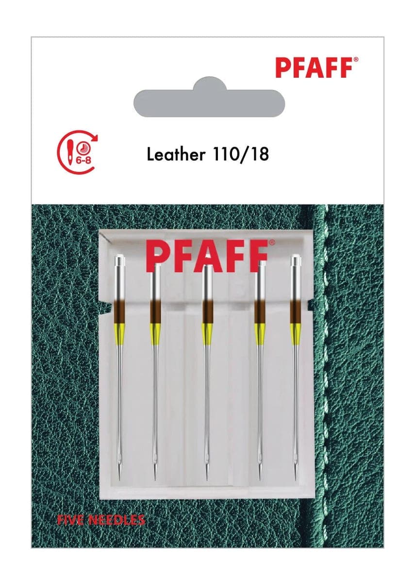 PFAFF leer naalden maat 110/18 5 stuks — productfoto