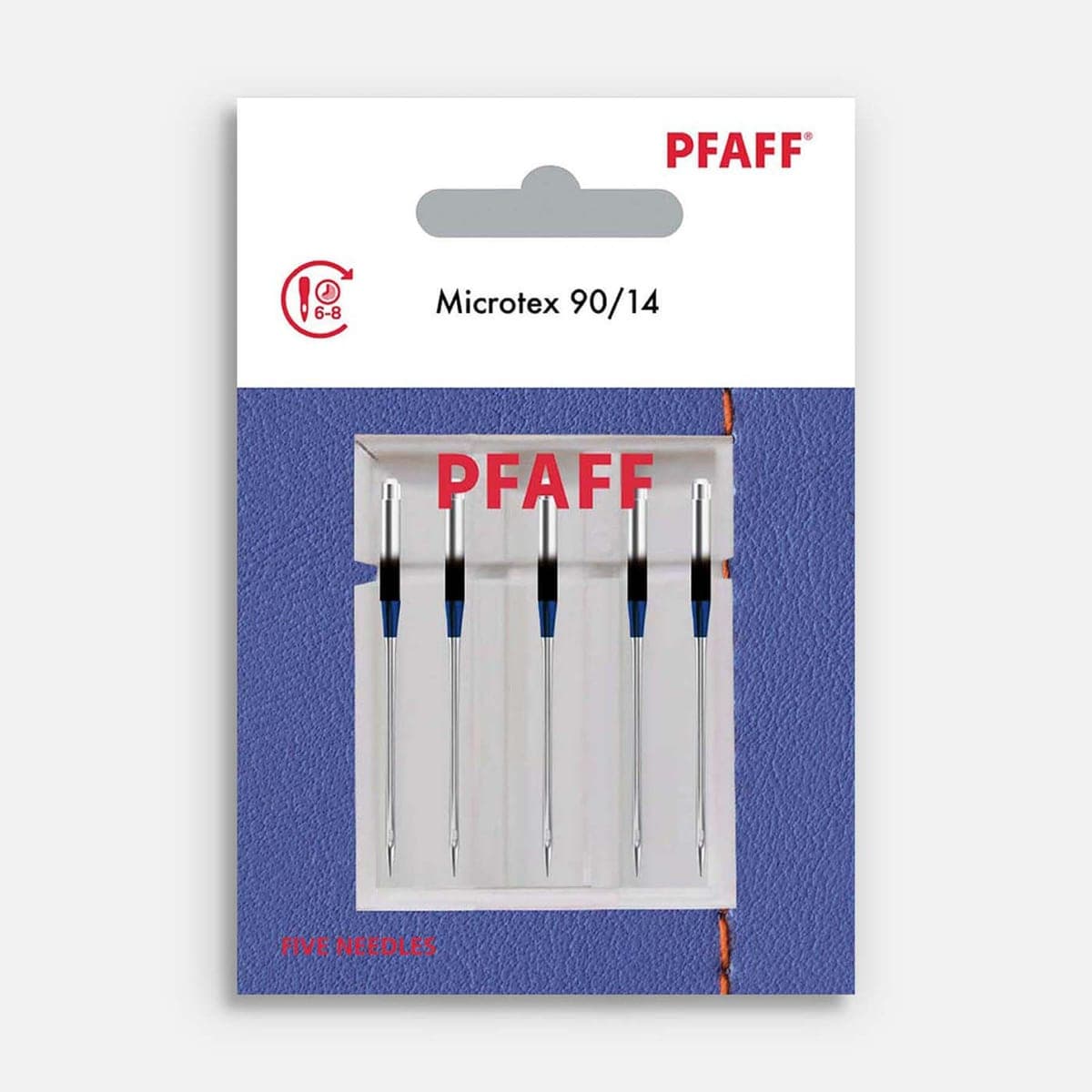 PFAFF microtex naalden maat 90/14 5 stuks — productfoto