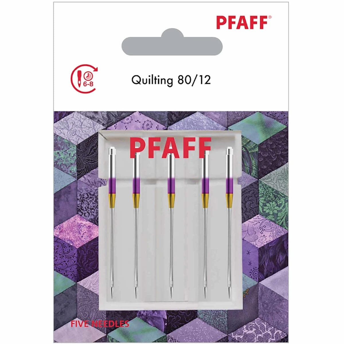 PFAFF quiltnaalden maat 80/12 5 stuks — productfoto