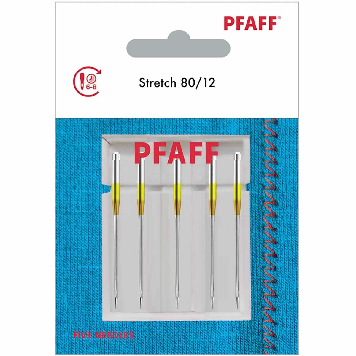 PFAFF stretch naalden maat 80/12 5 stuks — productfoto