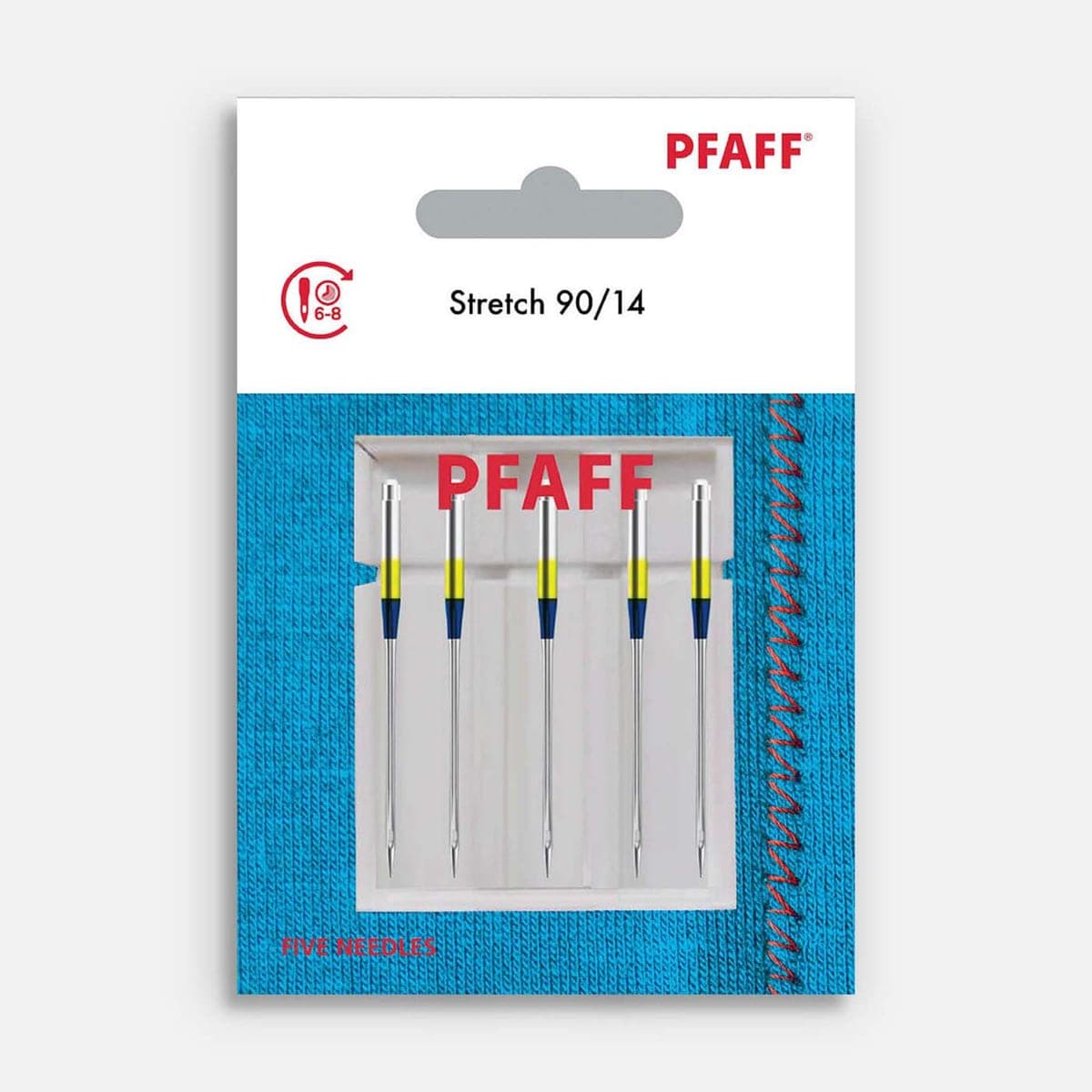 PFAFF stretch naalden maat 90/14 5 stuks — productfoto