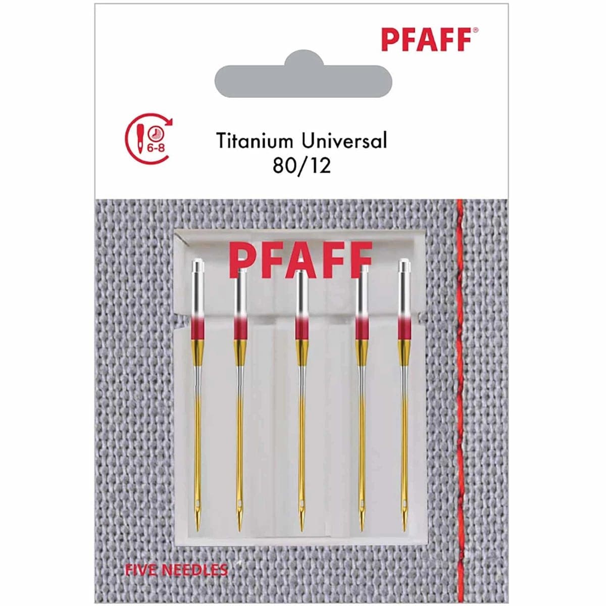 PFAFF Titanium universele naalden maat 80/12 5 stuks — productfoto