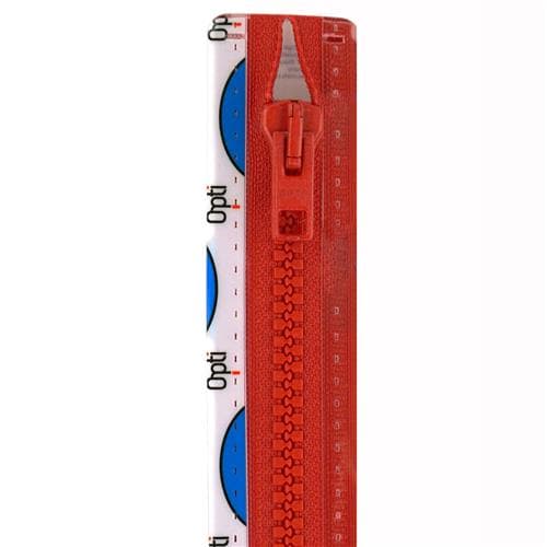Opti P60 deelbare bloktandrits 50 cm – kleur 0722 rood productfoto