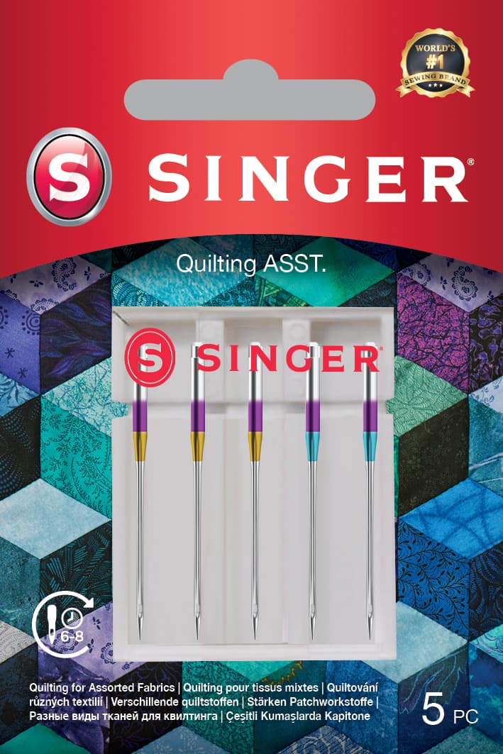 Singer Naaimachinenaalden quilting mix 80 90 (5 stuks) – Singer artikel 250055503