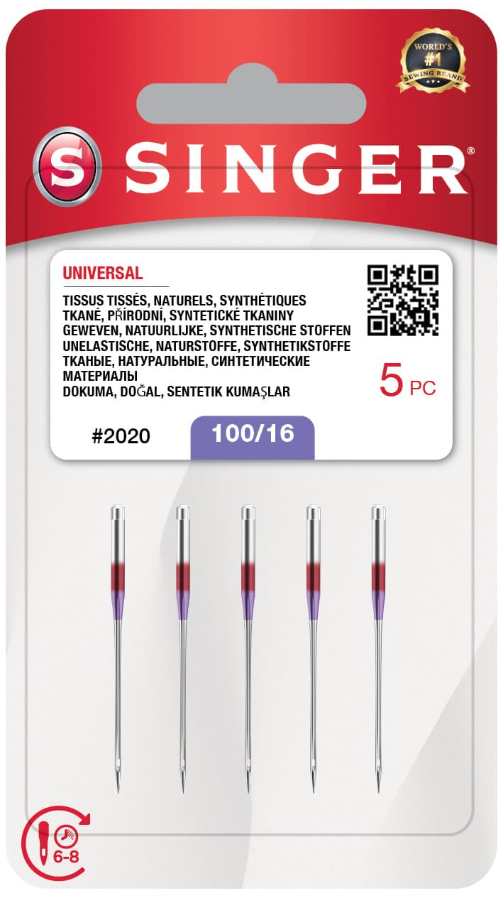 Singer Universele naald – 100 – Singer artikel N202016M503