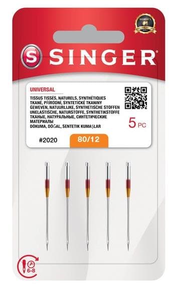 Singer Universele naald – 80 – N202011M503 – Singer artikel N202011M503