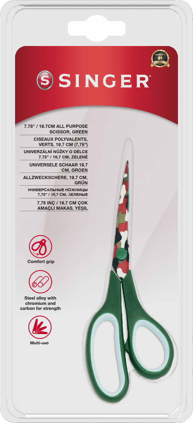 Singer Universele schaar groen - 19,7 cm – Singer artikel 250015603
