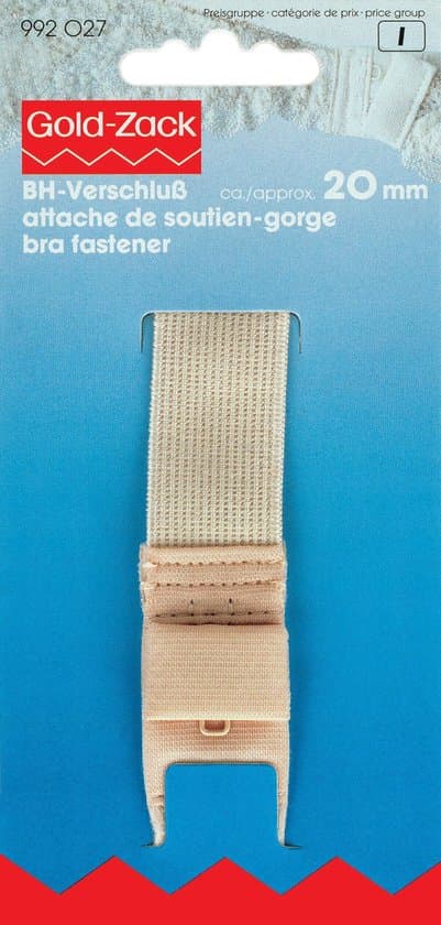 Prym BH-sluiting huidkleur 20 mm