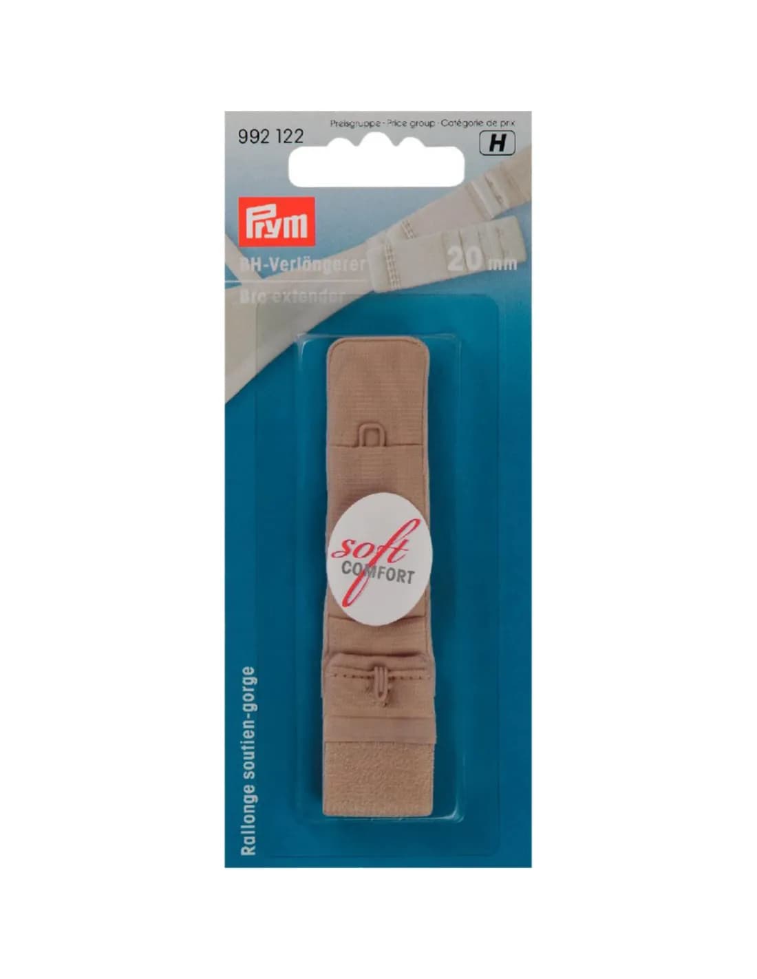 Prym BH-verlengstuk beige 19 mm