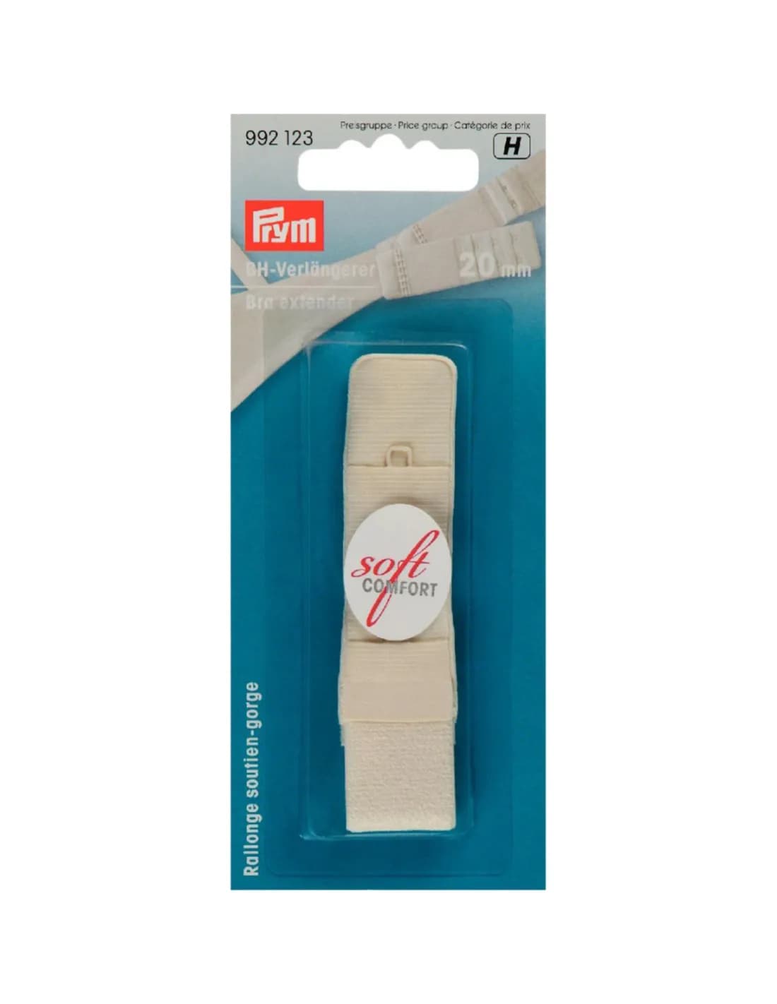 Prym BH-verlengstuk huidkleur 19 mm
