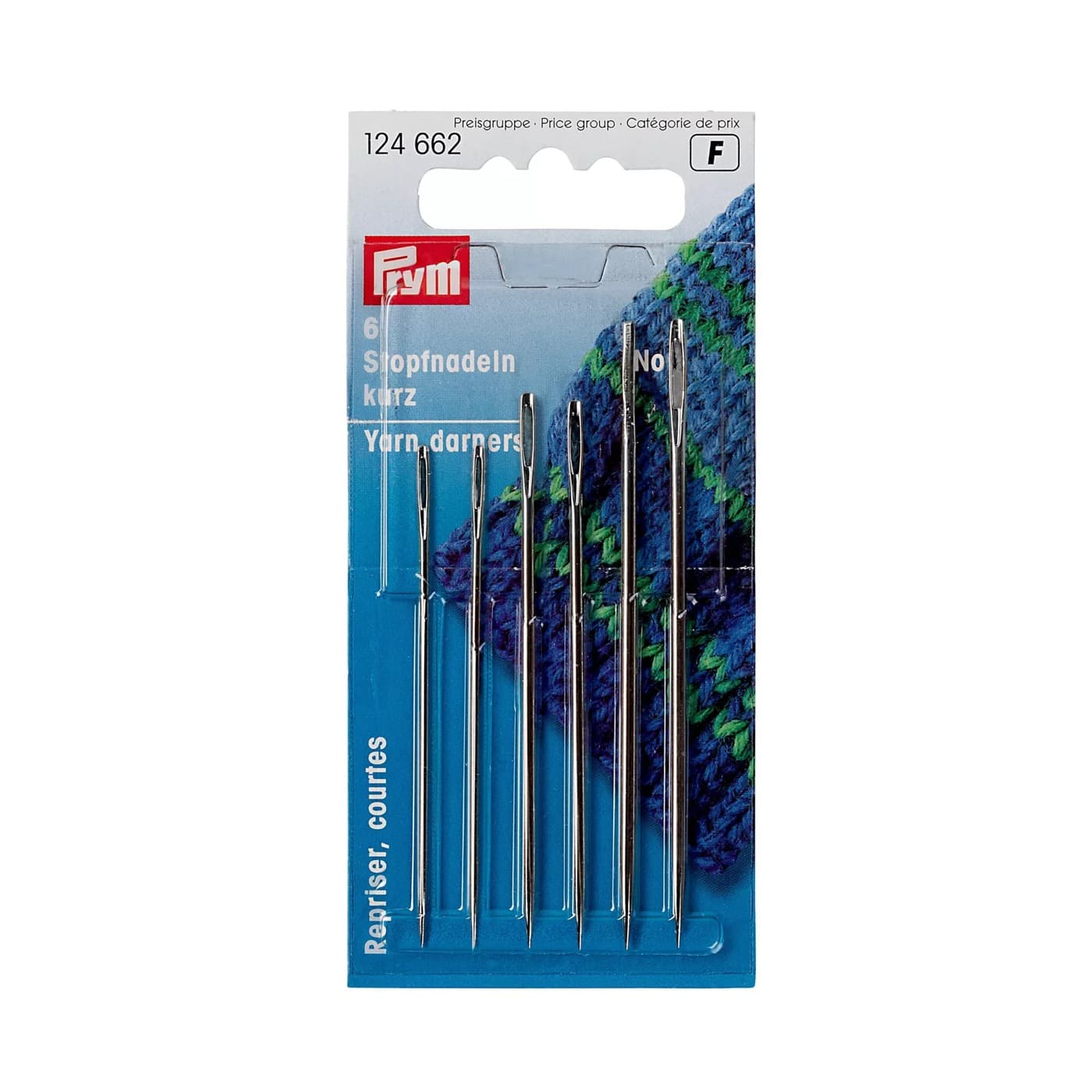 Prym korte stopnaalden nr. 5/0–1/0 – 6 stuks