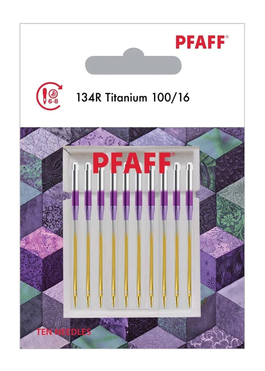 PFAFF 134R titanium naalden maat 100/16 10 stuks — productfoto