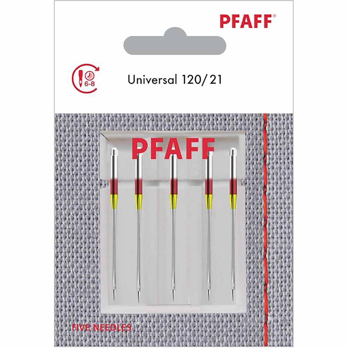 PFAFF universele naalden maat 120/21 5 stuks — productfoto
