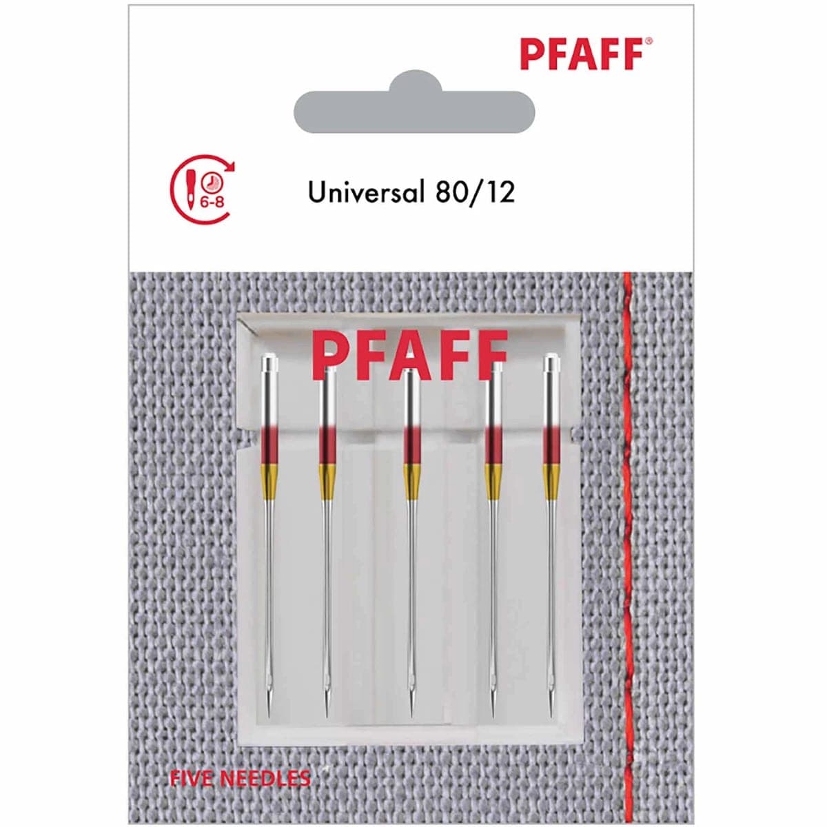 PFAFF universele naalden maat 80/12 5 stuks — productfoto